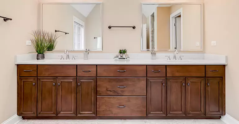 Bathroom Cabinet Renovation in Opelousas
