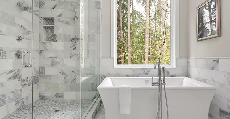 Bathtub to Tile Shower Conversion in Opelousas